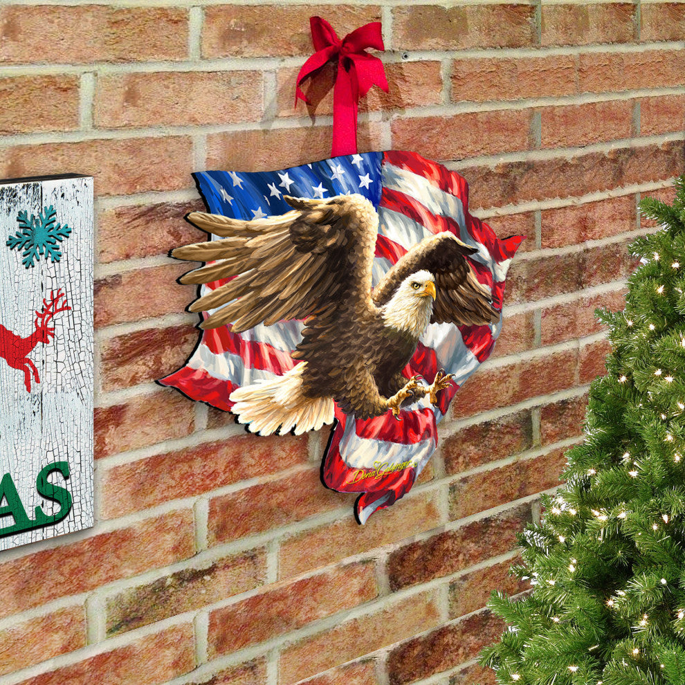 American Liberty Eagle Wall and Door Hanger by Dona Gelsinger