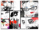 "Beautiful Faces Collage" Digital Metal Wall Art, 3 Panels, 36"x28"