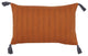 Rust Machine Woven with Tassels Donna Throw Pillow, 16" x 26"