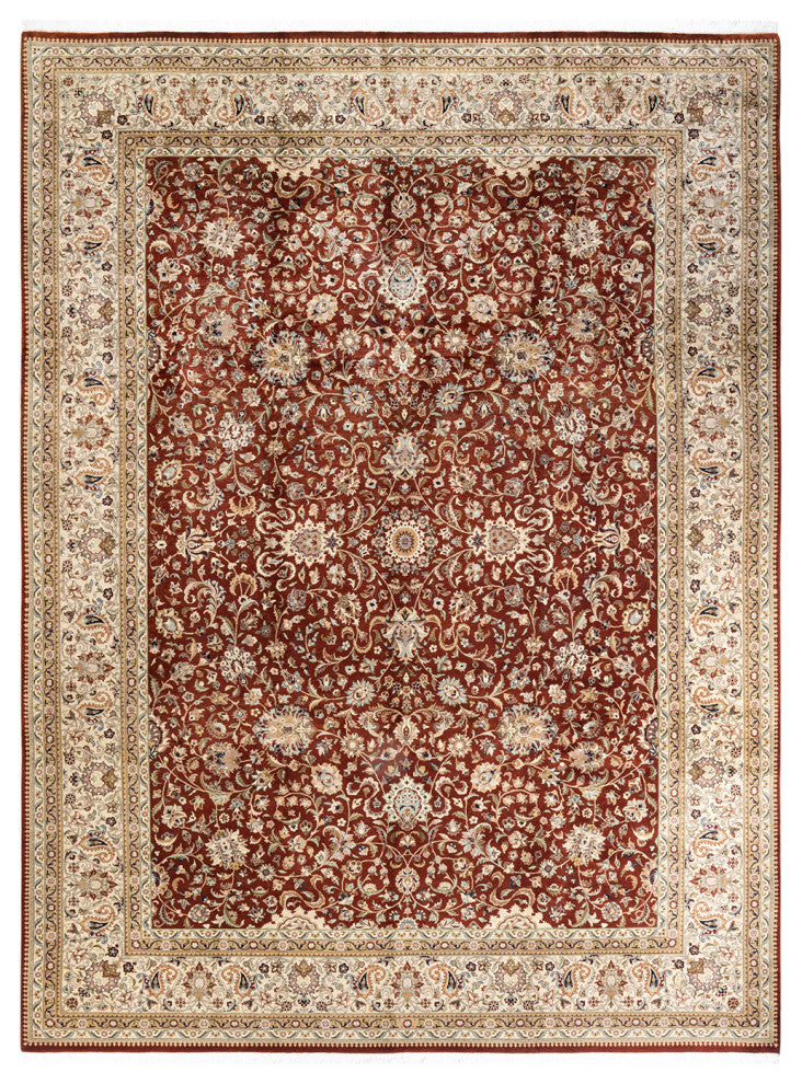 Mogul, One-of-a-Kind Hand-Knotted Area Rug Orange, 9' 1" x 12' 1"
