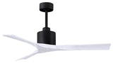 Matthews Fan, Nan Ceiling Fan, Matte Black, 52", Matte White