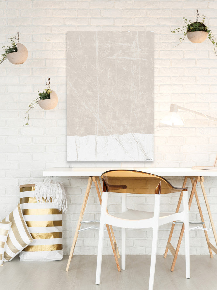 "Uneven Streaks" Painting Print on Wrapped Canvas, 40x60