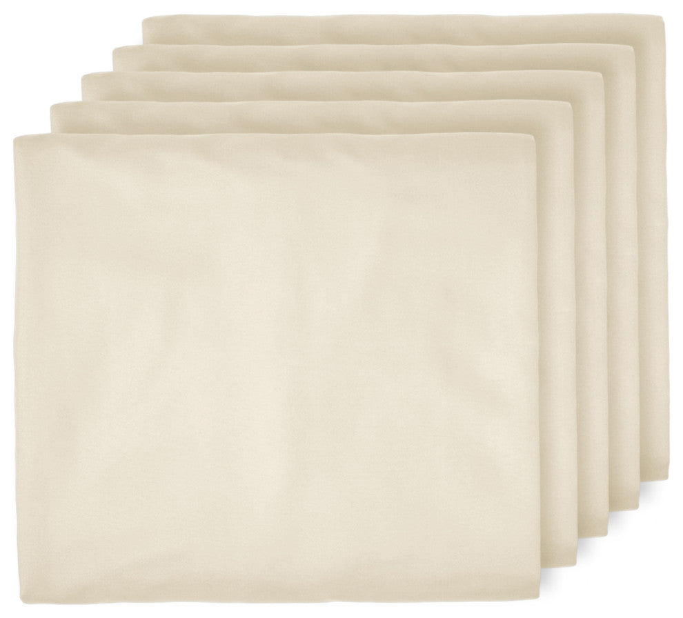 Bare Home Microfiber Fitted Sheets - Set of 5, Sand, Twin