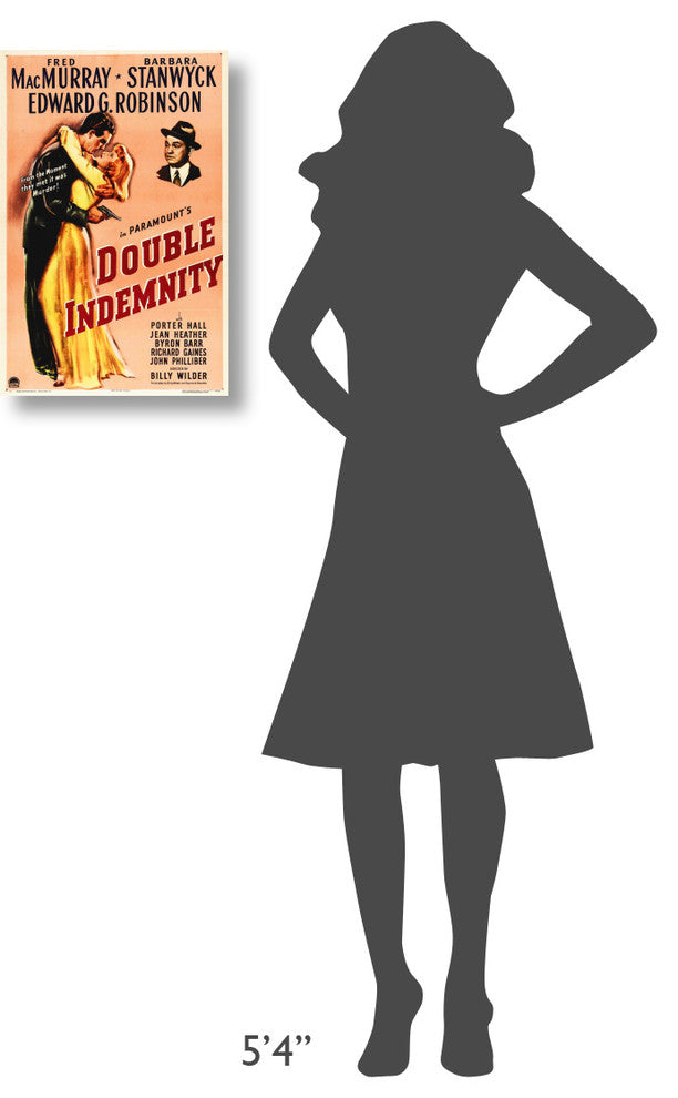 "Double Indemnity" Stretched Canvas Giclee by Hollywood Photo Archive, 15x22"