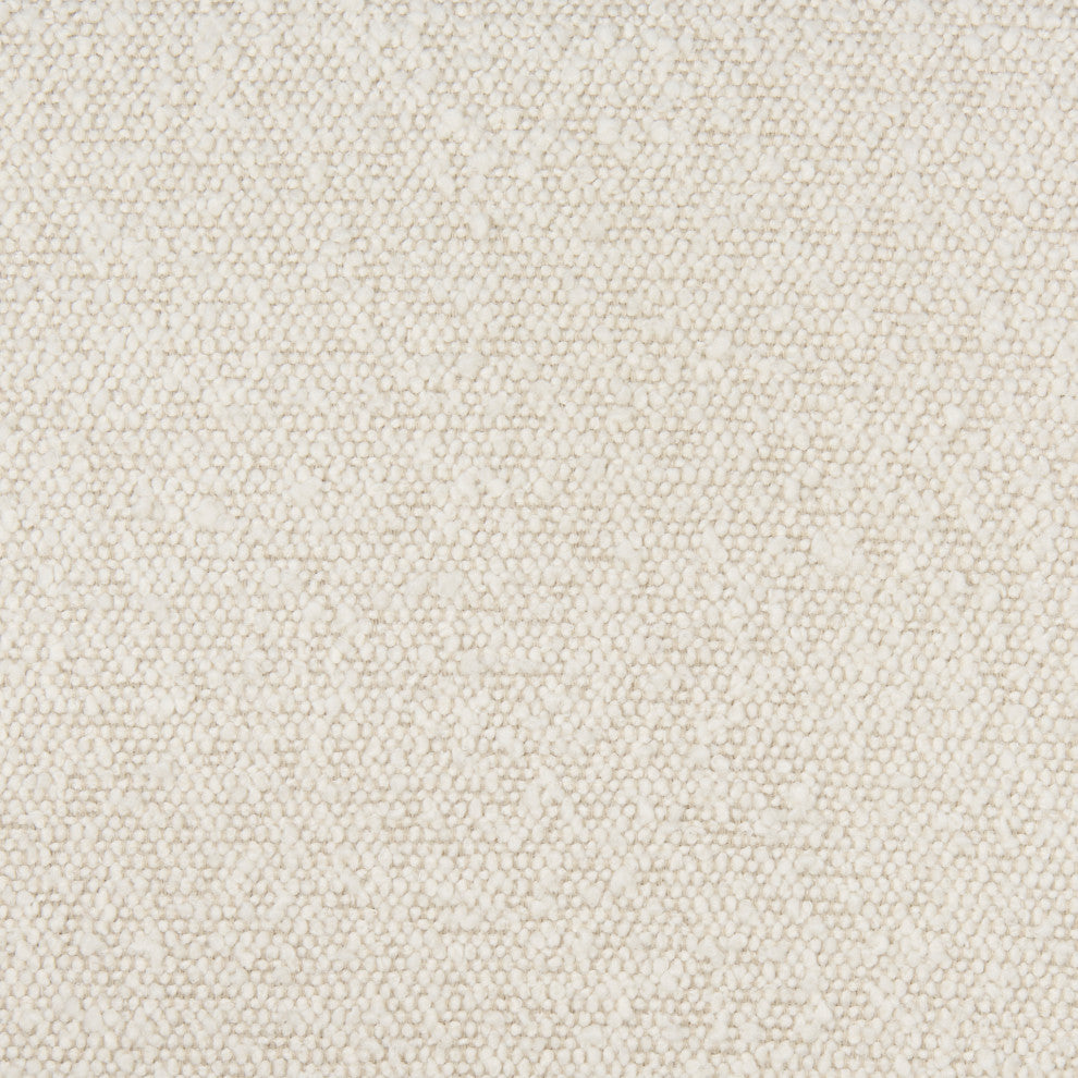 Ashton Cream Boucle Fabric w/ Medium Brown Solid Wood Accent Chair