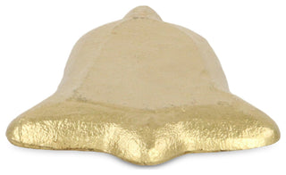 Christmas Bell Cast Iron Gold Catchall Tray