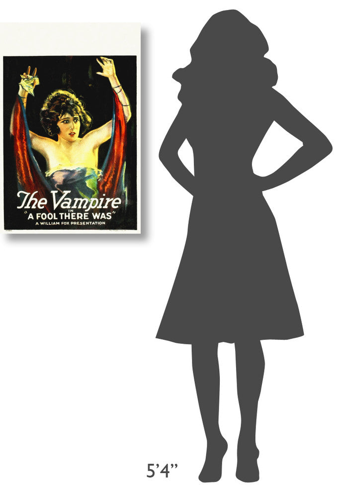 "The Vampire" Stretched Canvas Giclee by Hollywood Photo Archive, 20x30"