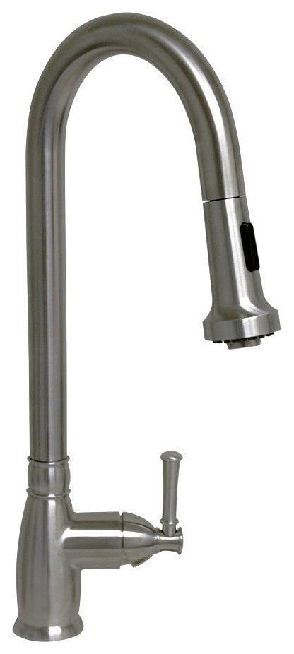 Waterhaus Lead Free Solid Stainless Steel Single-Hole Faucet
