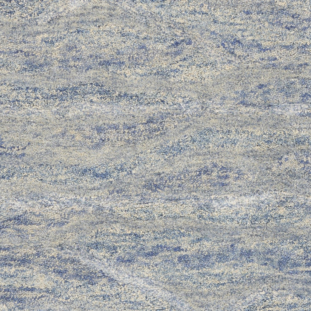 KAS Serenity 1254 Ocean Blue Breeze Area Rug, 5'x7'