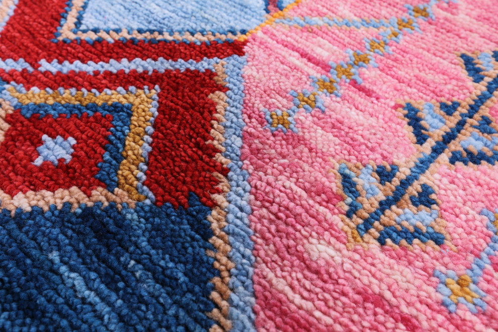 Handmade Moroccan Wool Rug 9' 1" X 12' 4" - Q15414