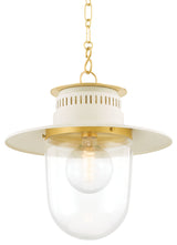Mitzi Nori 1 Light 17" Pendant, Aged Brass - H773701L-AGB-SCR