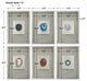 Uttermost 6-Piece Agate Stone Wall Art