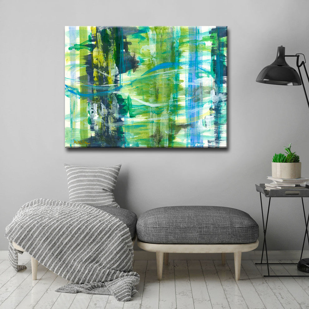 Calming Chaos'' Canvas by Leslie Owens, 20"x16"