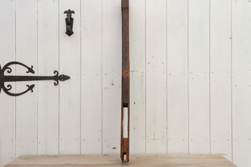 Ancient Thick Wood Loom Post