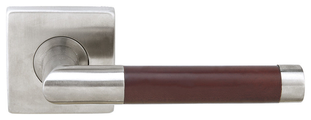 Cabernet Lever, Tubular Privacy, Satin Stainless Steel, 2-3/4" Backset