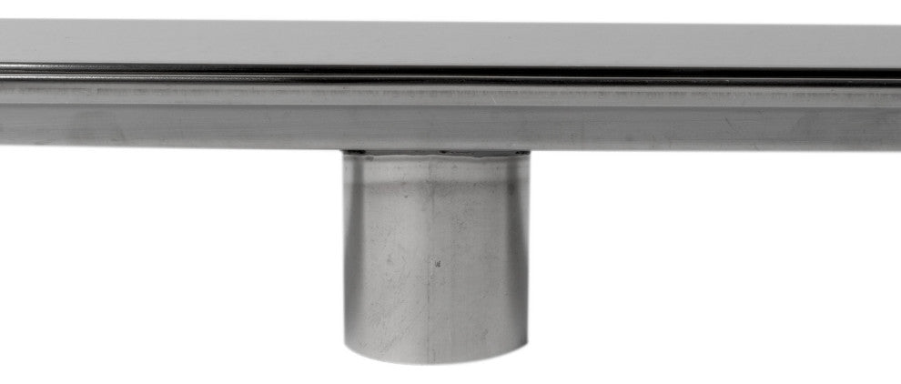 ALFI Brand 47" Polished Stainless Steel Linear Shower Drain with Solid Cover
