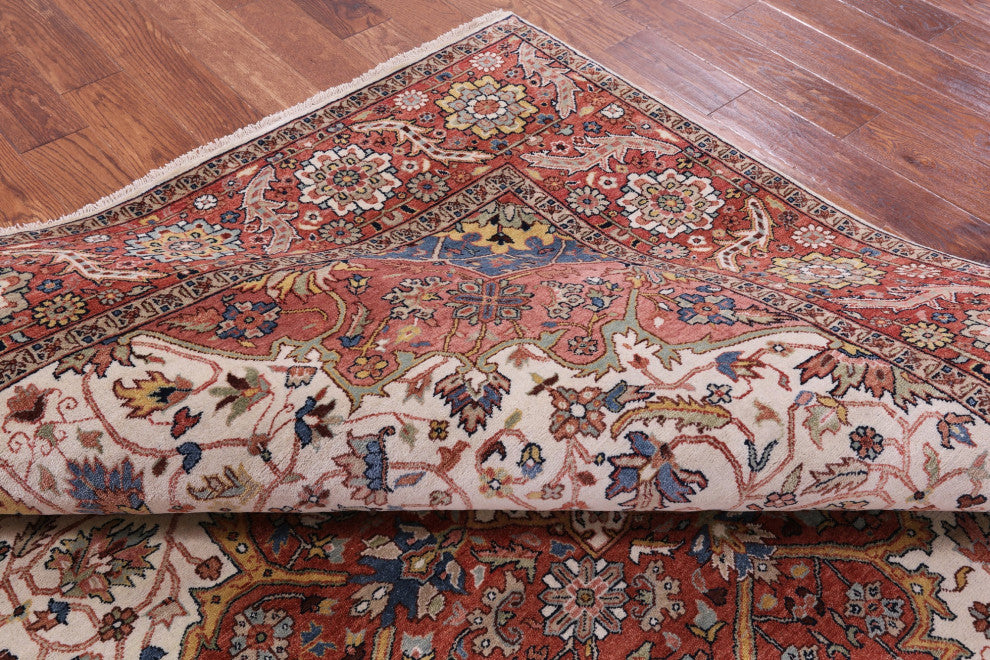 Handmade Persian Fine Serapi Wool Rug 7' 11" X 10' 0" - Q14687