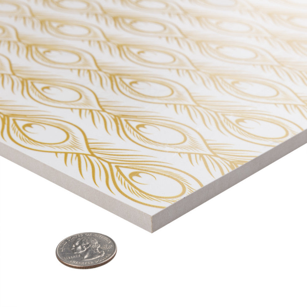 Art Deco Daiquiri Porcelain Floor and Wall Tile Sample