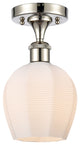 Innovations Lighting 516-1C-PN-G461-6 Norfolk 1 Light 5.75" Semi-Flush Mount