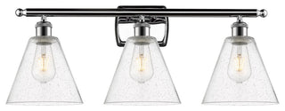 Innovations 516-3W-PC-GBC-84 3 Light Bath Vanity Light, Polished Chrome