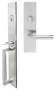 Aurora Lever, Mortise Entry Handleset, RHR, Satin Stainless Steel