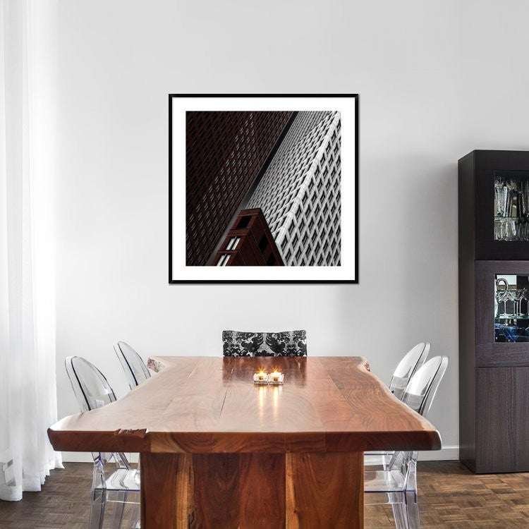 "In Tribulation" Framed Digital Print by Gilbert Claes, 44x44"