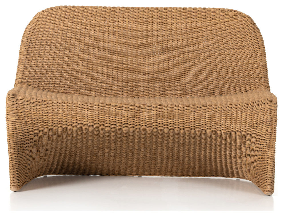 Portia Outdoor Dining Bench-50"-Natural