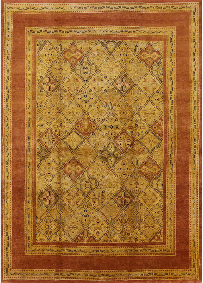 Ahgly Company Indoor Rectangle Mid-Century Modern Area Rugs, 7' x 10'