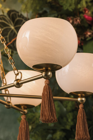 Mandy Cheng x Mitzi Niya Chandelier Aged Brass