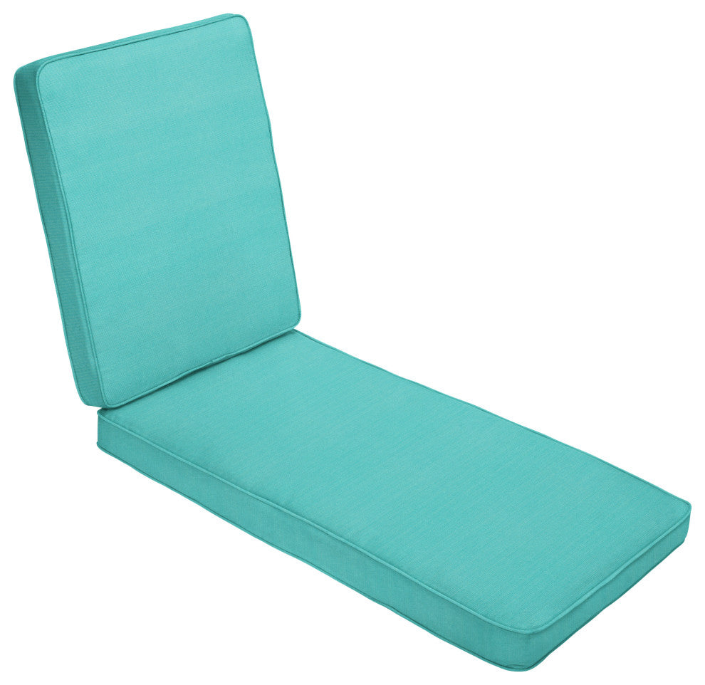 Mozaic Home Canvas Aruba Outdoor/Indoor Chaise Lounge Cushion 78x21x3"