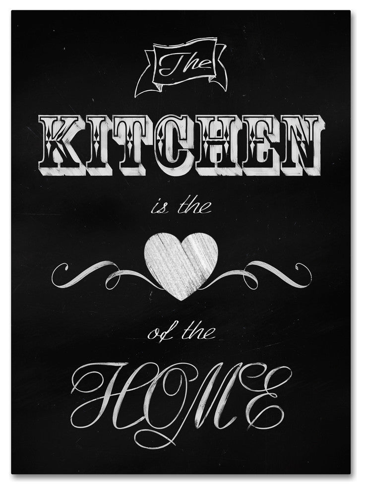 Tina Lavoie 'The Kitchen Is The Heart' Canvas Art, 35" x 47"
