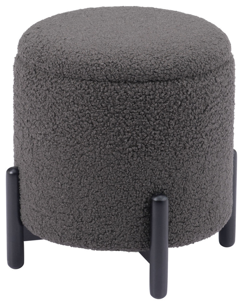 Calistoga Ottoman Dark Gray