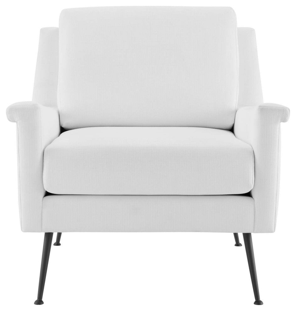 Chesapeake Fabric Armchair, Black White