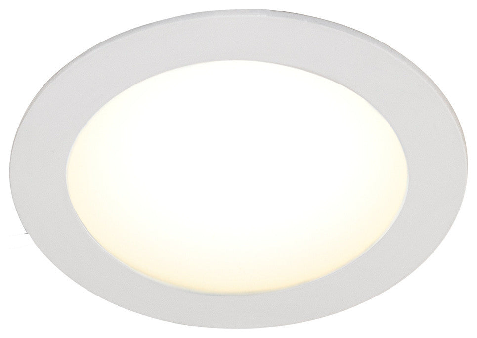 6" Wi-Fi RGB Tunable Slim Disk LED Recessed Fixture Kit-White