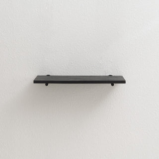 Bailey Wall Mounted Shelves, Black, 24"