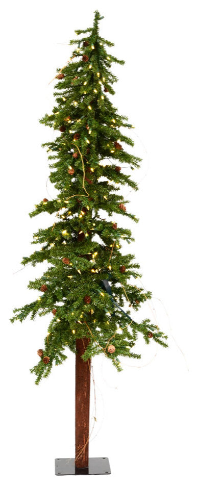 Vickerman 7'x41" Alpine Tree Dura-Lit LED 300 Warm White, A807271Led