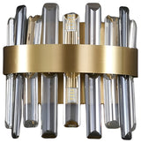 Gandia | Brushed Gold design wall sconce, Cool Light, Non-Dimmable