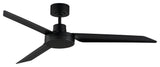 Maxim Ultra Slim 52 Ultra Slim 52" 3 Blade Indoor Ceiling Fan - Black