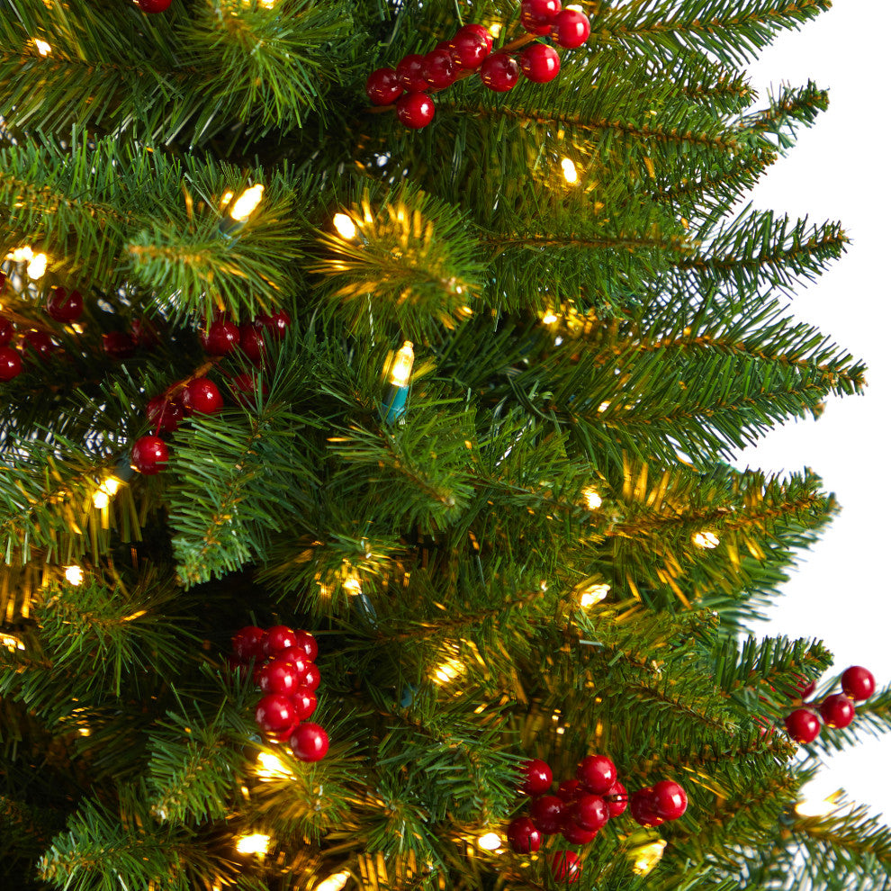 5' Colorado Aspen Pre-Lit Artificial Porch Christmas Tree With 200 LED lights