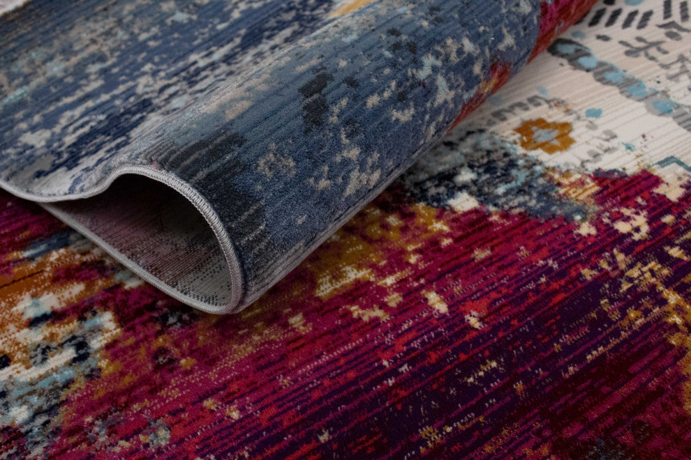 Noori Rug Latif Sandi Ivory/Red Rug