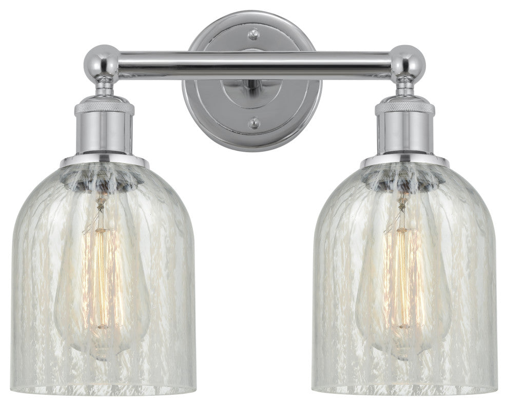 Innovations 616-2W-PC-G2511 Caledonia 2 Light Bath Vanity Light, Polished Chrome