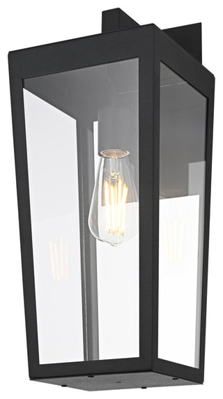 Home Living 8" Outdoor Wall Sconce, Black