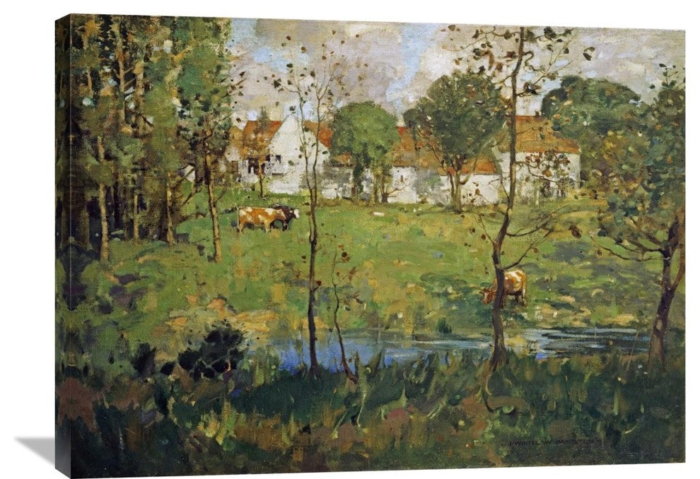 "A Scottish Farm" Artwork, 36" x 26"