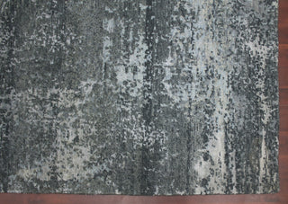 Amer Rugs Serena SER-12 Charcoal Gray Hand-knotted - 10'x14' Rectangle Area Rug