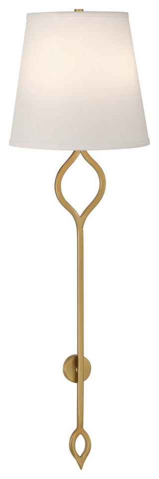 Roxbury 2-Light Wall Sconce, Warm Brass