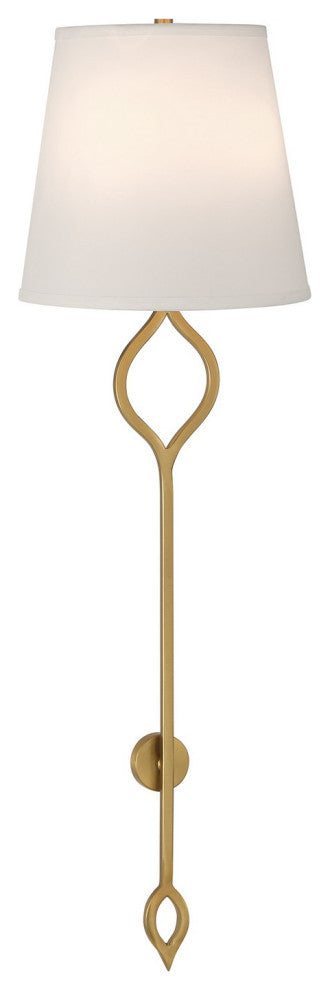 Roxbury 2-Light Wall Sconce, Warm Brass