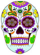 VWAQ Day of the Dead Wall Art Dia De Los Muertos Decor Sugar Skull Wall Murals