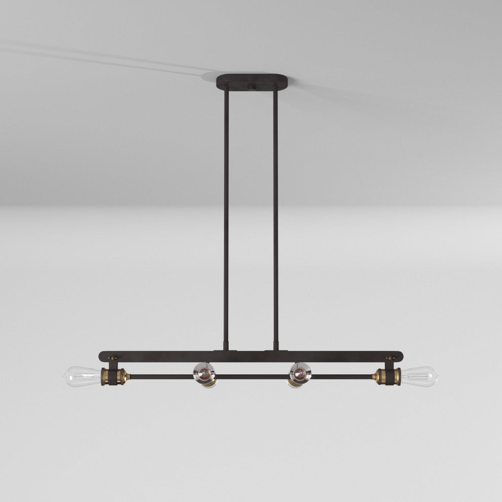 Miles 6-Light Chandelier, Vintage Bronze