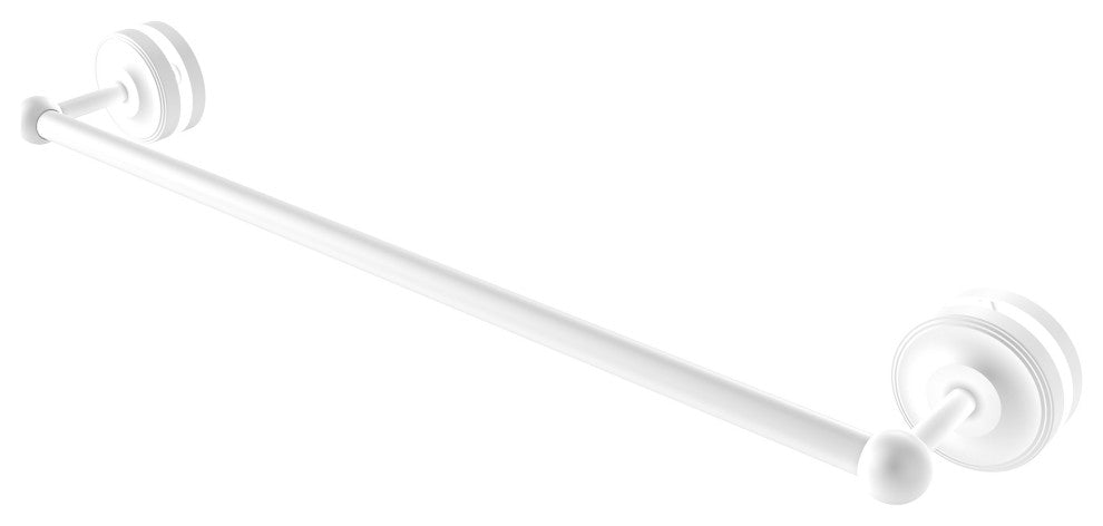 Prestige Regal 24" Shower Door Towel Bar, Matte White