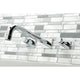 KS6051DL Wall Mount Tub Faucet, Polished Chrome